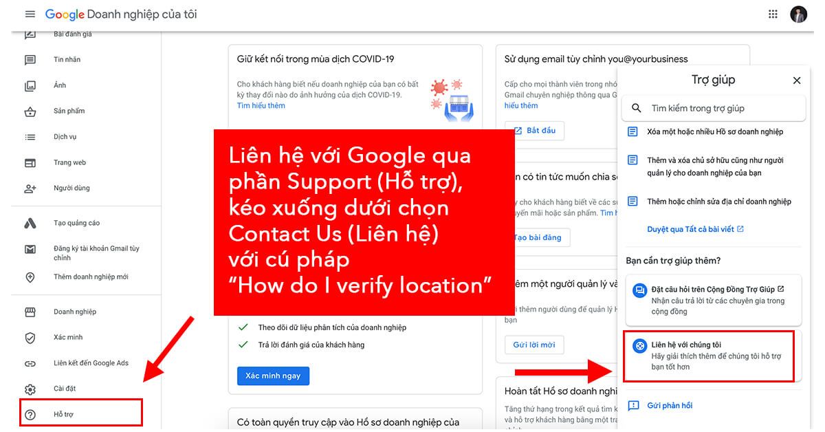 Cách tạo và tối ưu hồ sơ Doanh nghiệp của tôi trên Google Maps