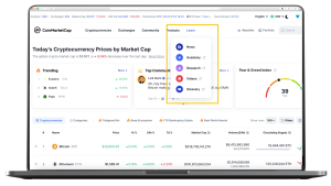 CoinMarketCap: Nền tảng theo dõi và tra cứu dữ liệu tiền điện tử số 1